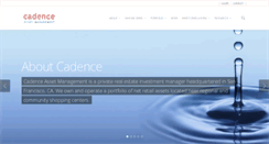 Desktop Screenshot of cadenceam.com
